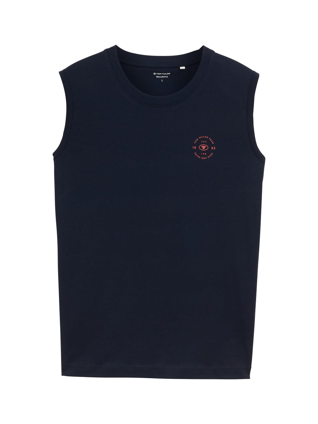 Tom Tailor Denim Tanktop für Herren aus Baumwolle mit Logo-Print
