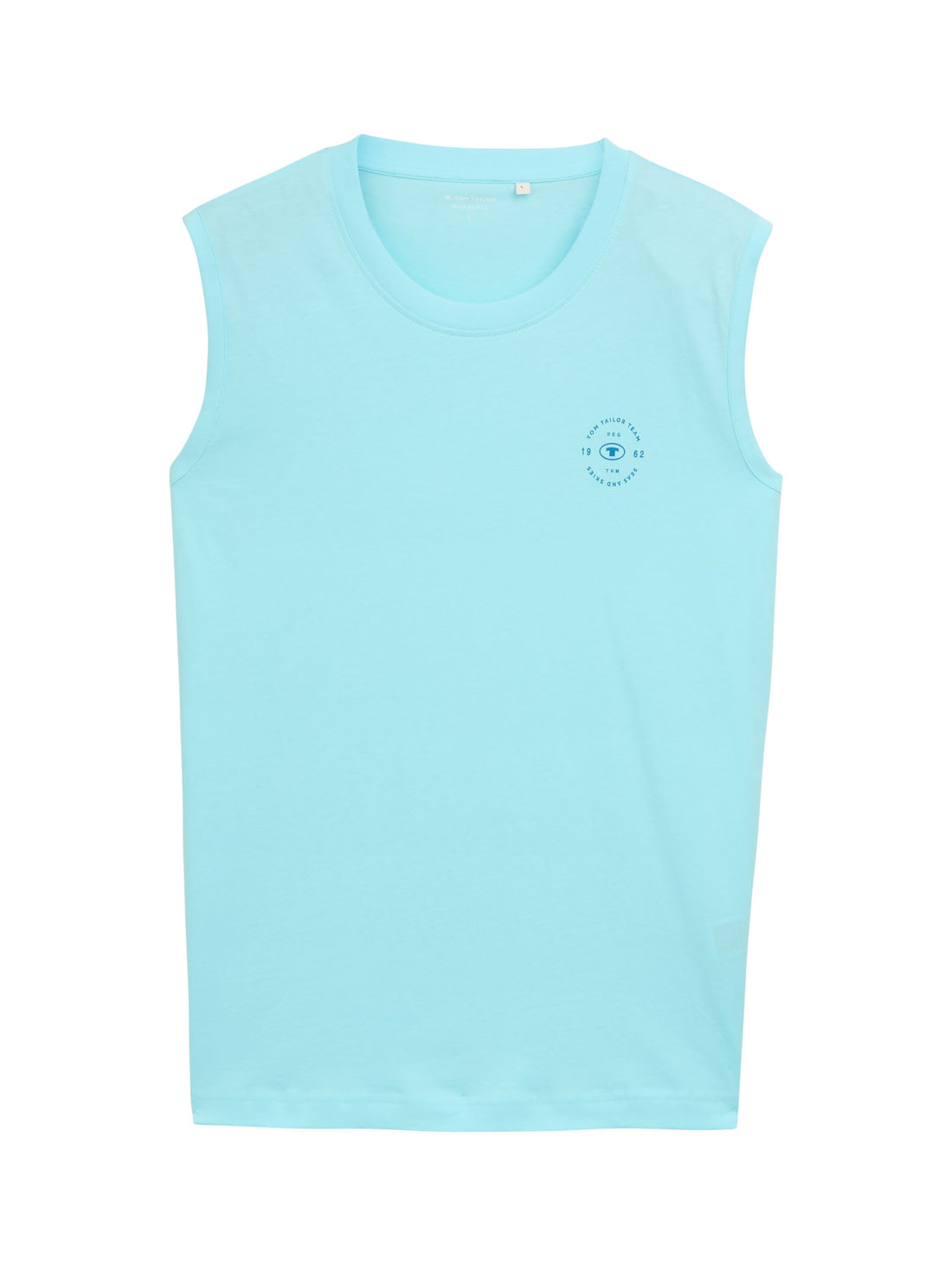 Tom Tailor Denim Tanktop für Herren aus Baumwolle mit Logo-Print