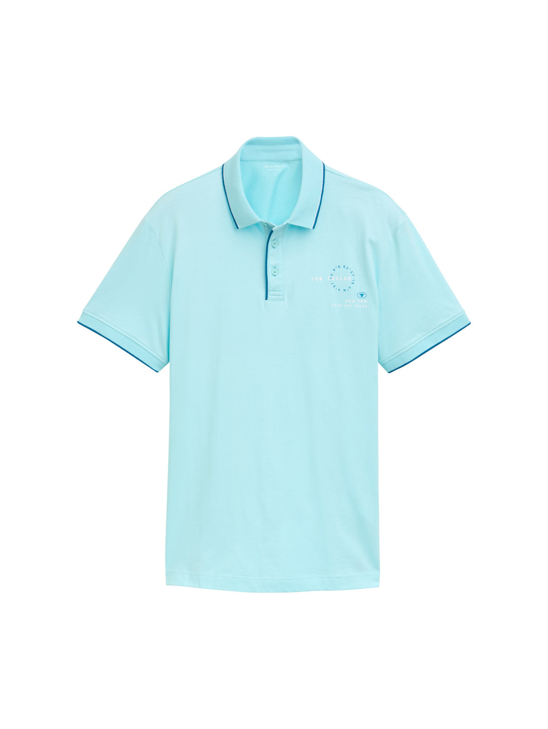 Tom Tailor Denim Polohemd Erwachsene Männlich Logo-Print