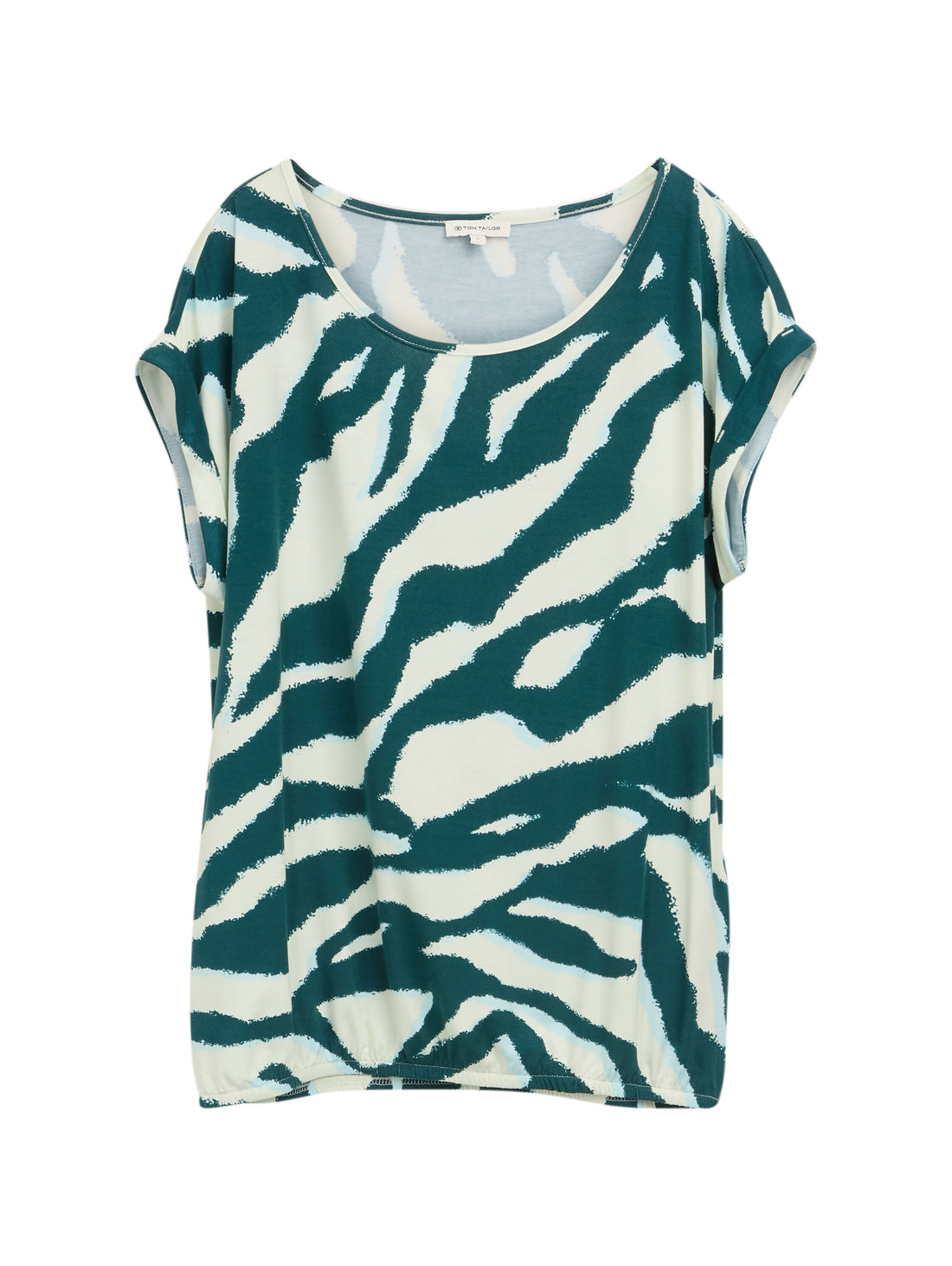 Tom Tailor Denim T-Shirt Damen Elastischer Saum