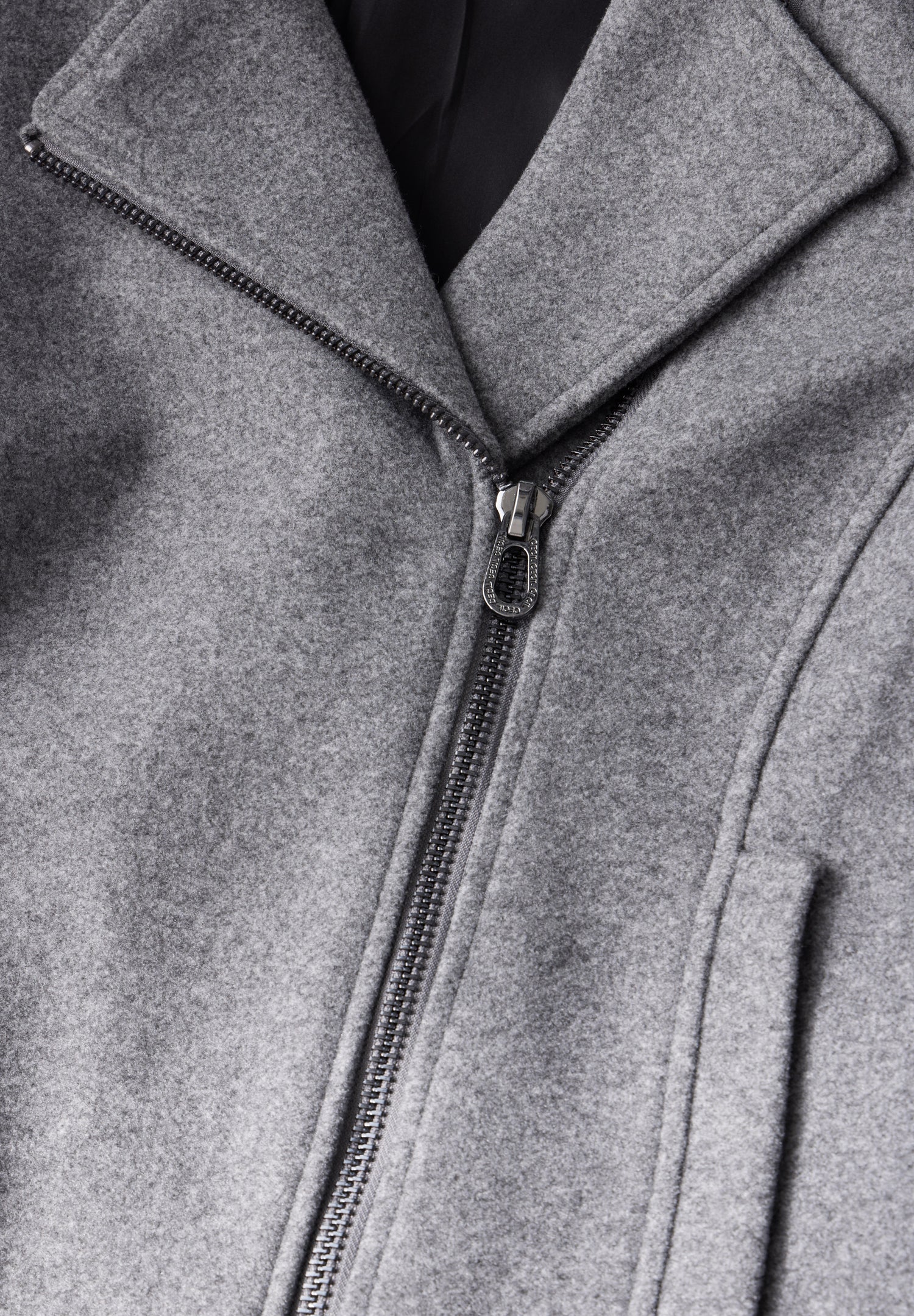 CECIL Bikerjacke in Woll-Optik Damen Schwarz