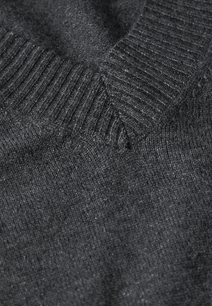 CECIL Feinstrickpullover Damen charcoal grey melange