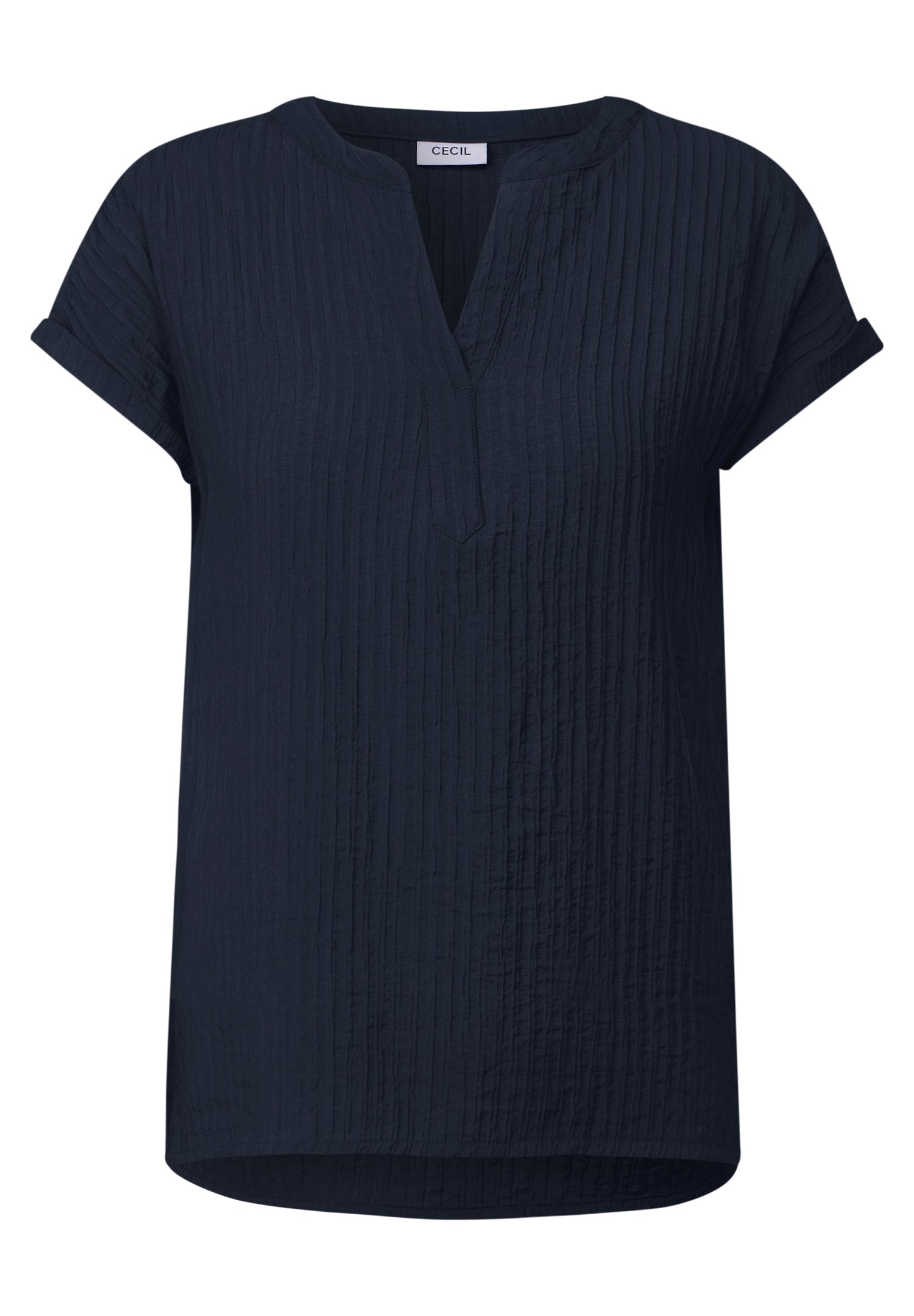 CECIL Bluse Damen Streifenstruktur Viskosemix