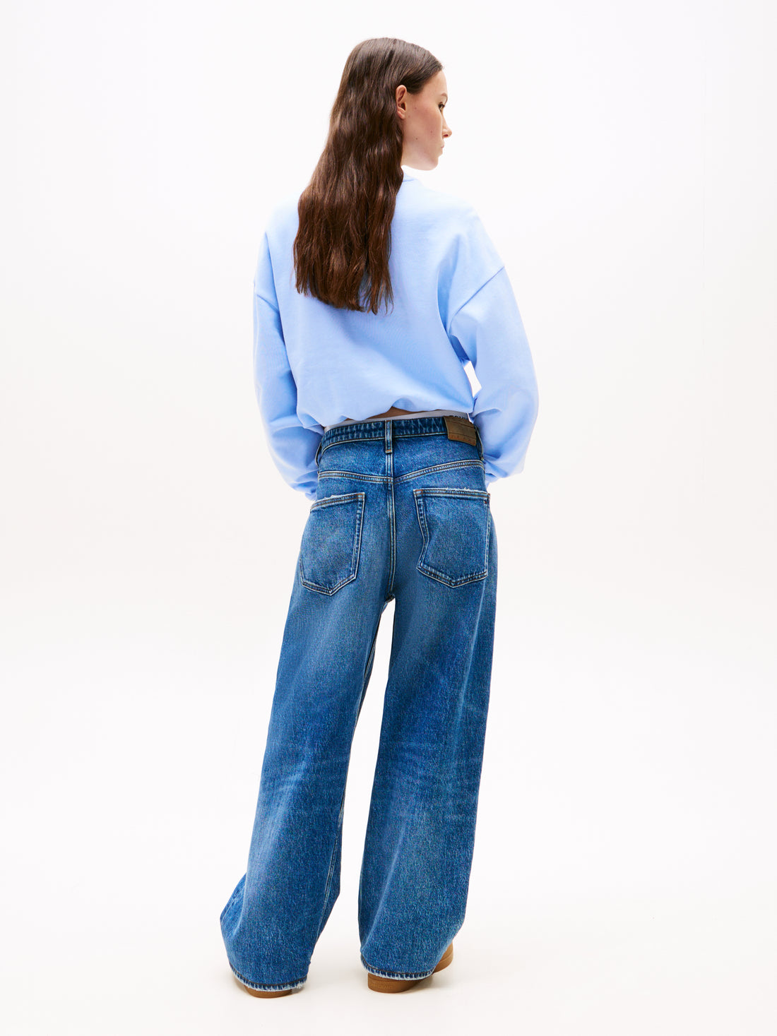 Theur Basic T-Shirt Damen light powdery blue