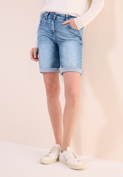 CECIL Jeansshorts Scarlett Damen Bequemer Casual Fit