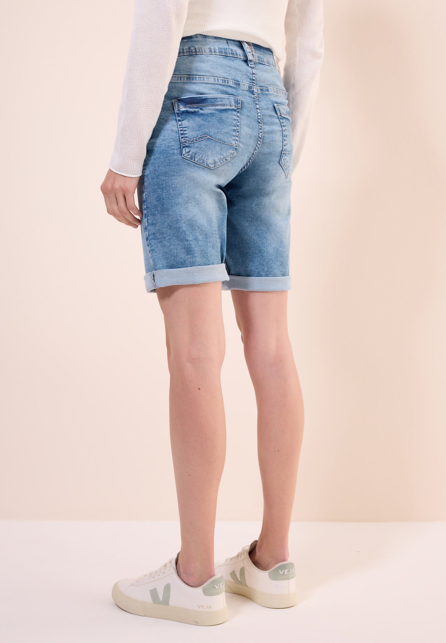 CECIL Jeansshorts Scarlett Damen Bequemer Casual Fit