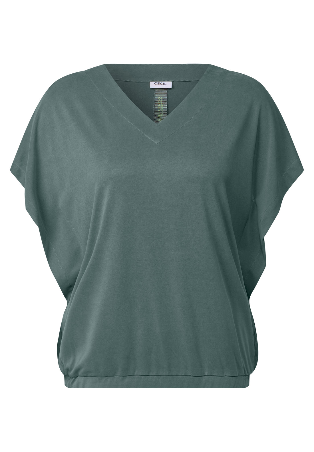 CECIL Sommer V-Ausschnitt Shirt Damen Bequemer Modalmix