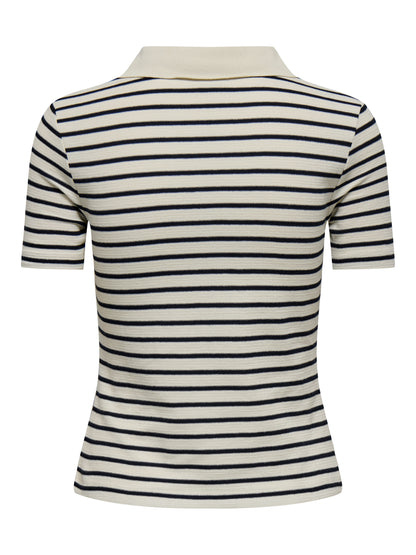 Bestseller Baumwoll-T-Shirt für erwachsene Frauen in Tapioca/Weiß