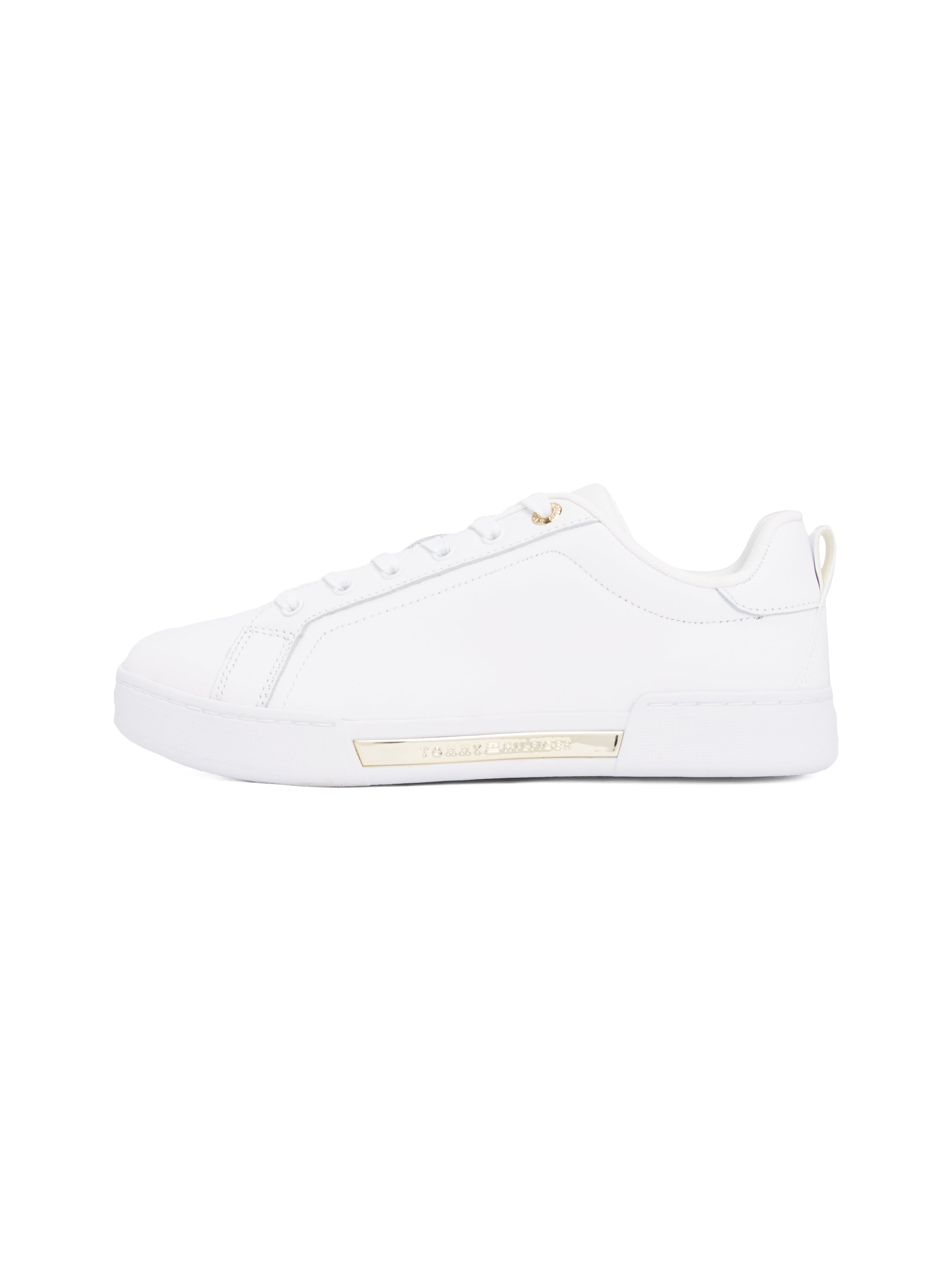 Theur Leder Sneaker Herren Weiß
