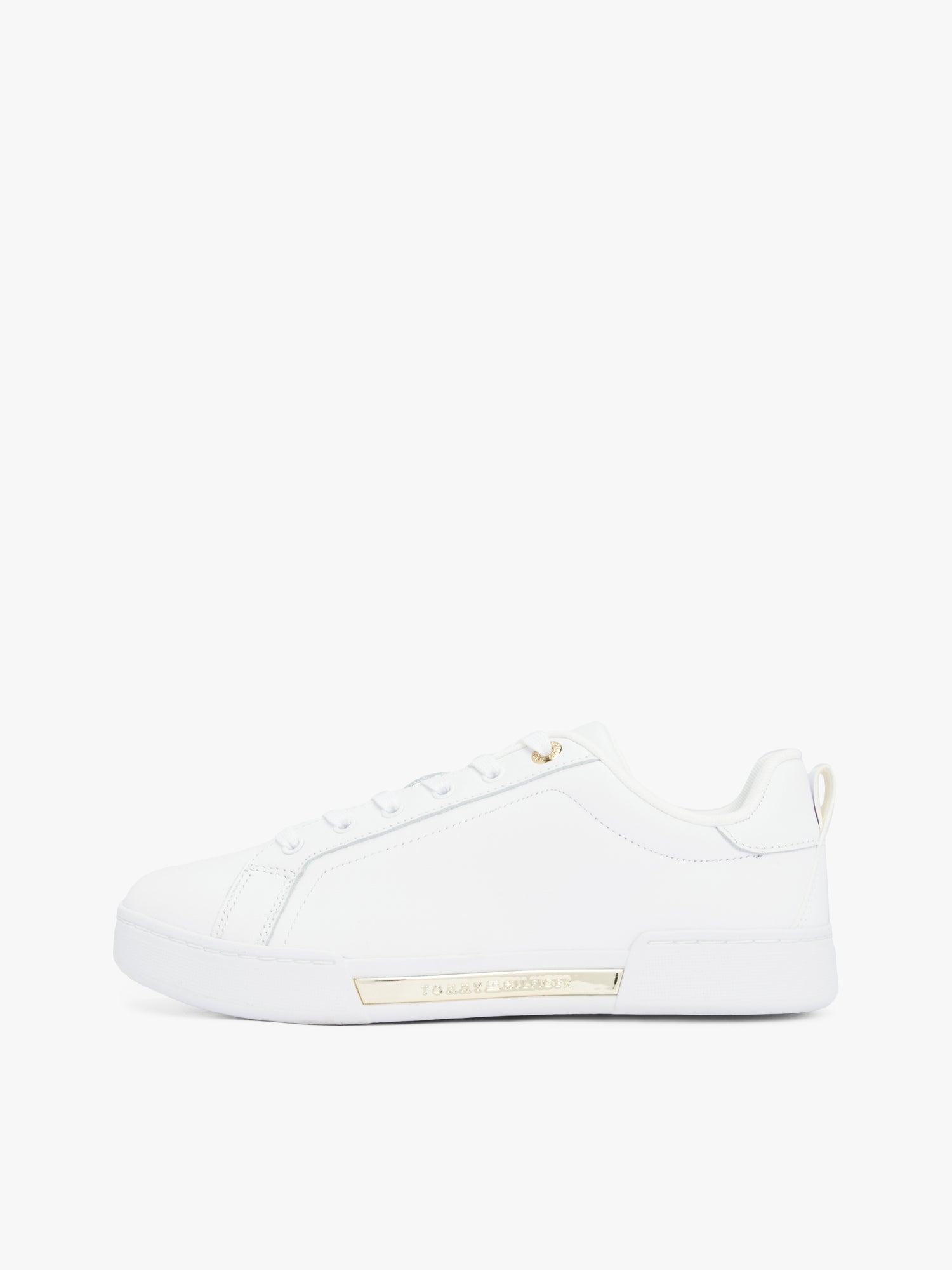 Theur Leder Sneaker Herren Weiß