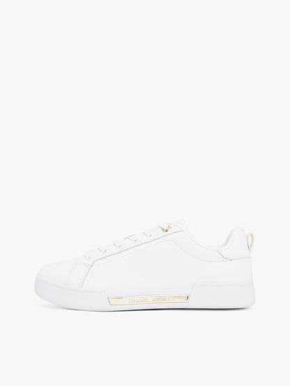 Theur Leder Sneaker Herren Weiß