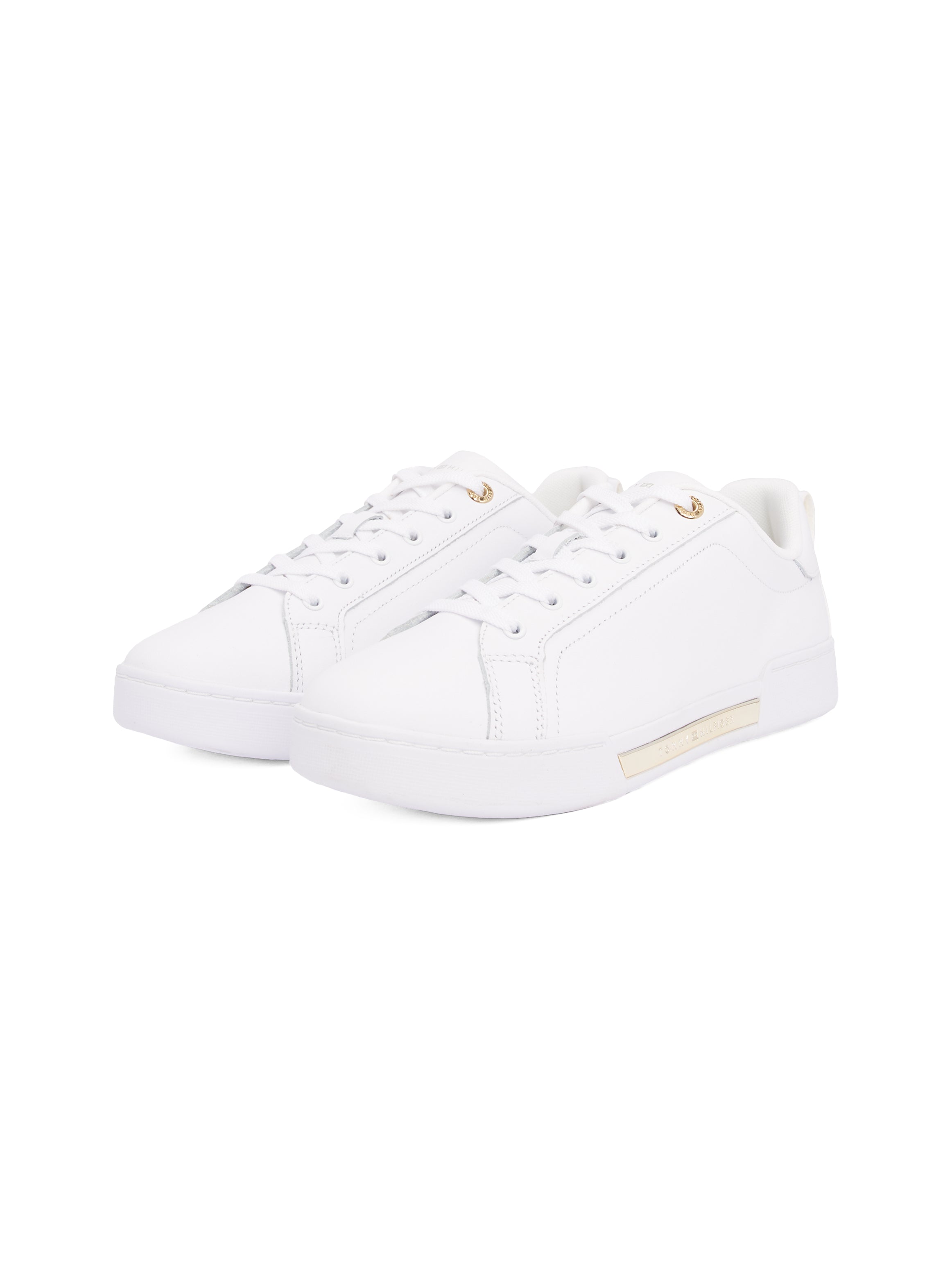 Theur Leder Sneaker Herren Weiß