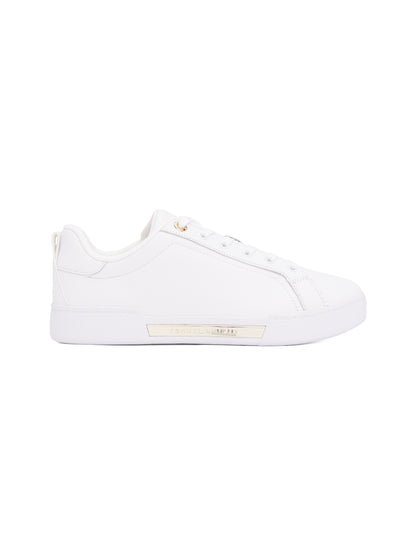 Theur Leder Sneaker Herren Weiß