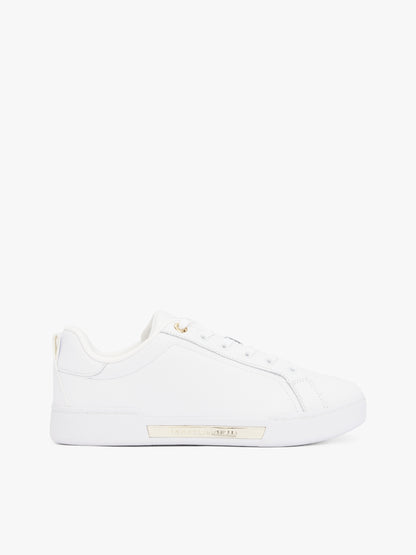 Theur Leder Sneaker Herren Weiß