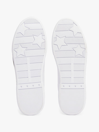 Theur Leder Sneaker Herren Weiß