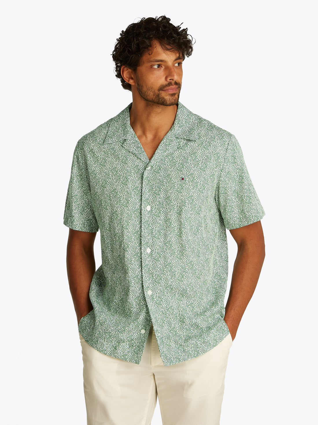 Theur Modal T-Shirt Herren Grün