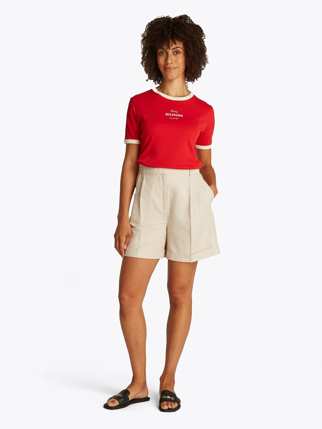 Theur Leinenhose für Damen mit Stretchanteil