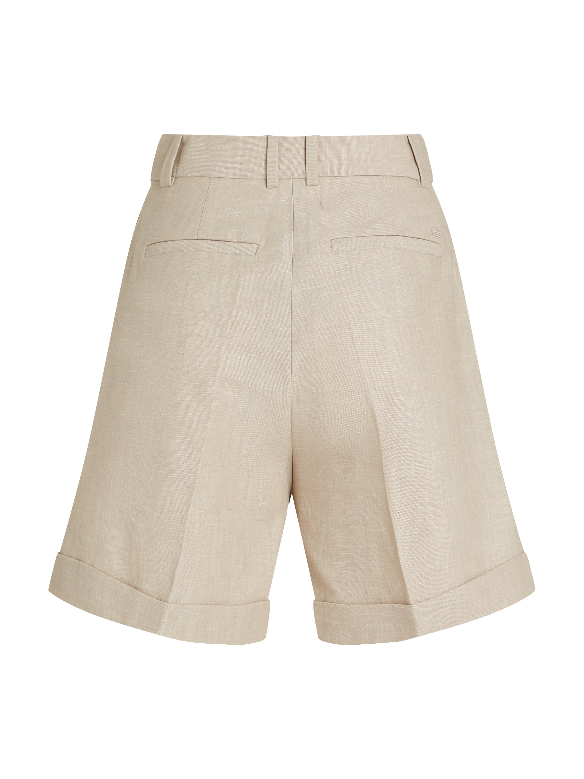 Theur Sommerbluse Damen Leinenmischung Elastisch