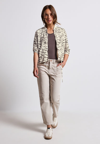 Street One Blouson Damen Leichte Jacke Gemustert