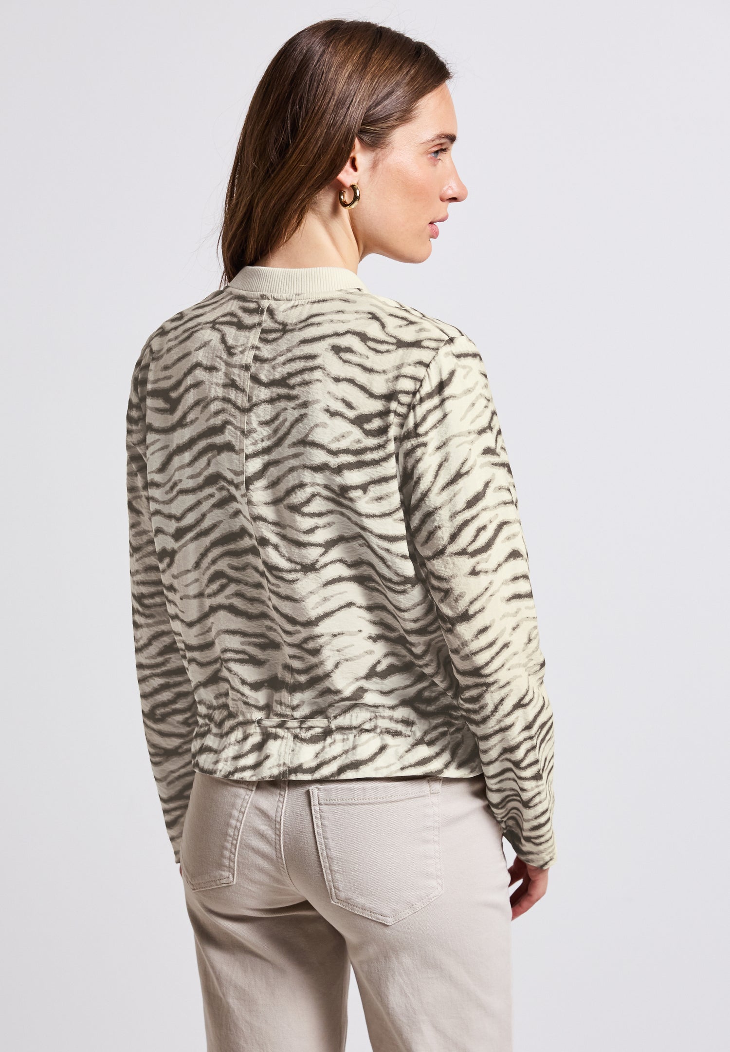 Street One Blouson Damen Leichte Jacke Gemustert