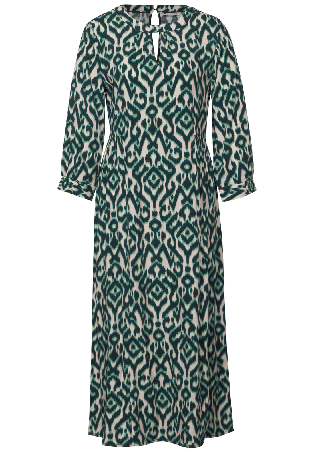 Street One Midi-Kleid Damen Elegantes grafisches Muster