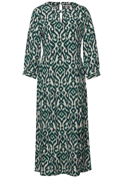 Street One Midi-Kleid Damen Elegantes grafisches Muster