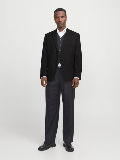 Einreihiger Blazer Herren Fallendes Revers Knopfleiste