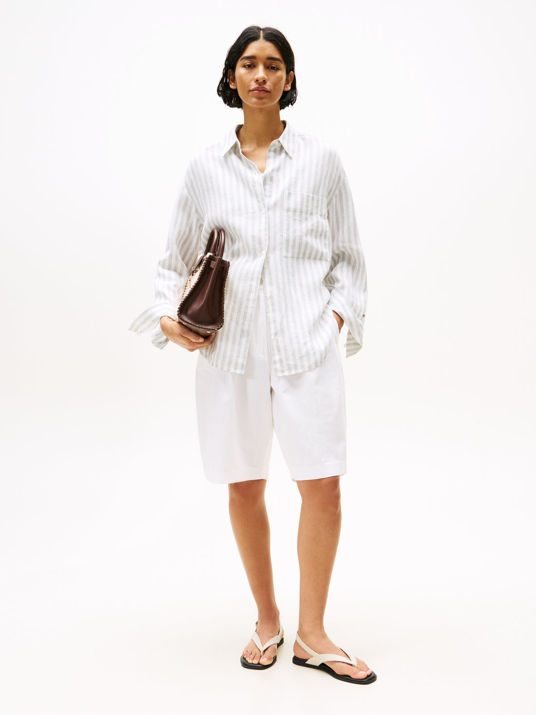 Theur Leinenbluse für Damen mit Baumwolle und Lyocell-Mix