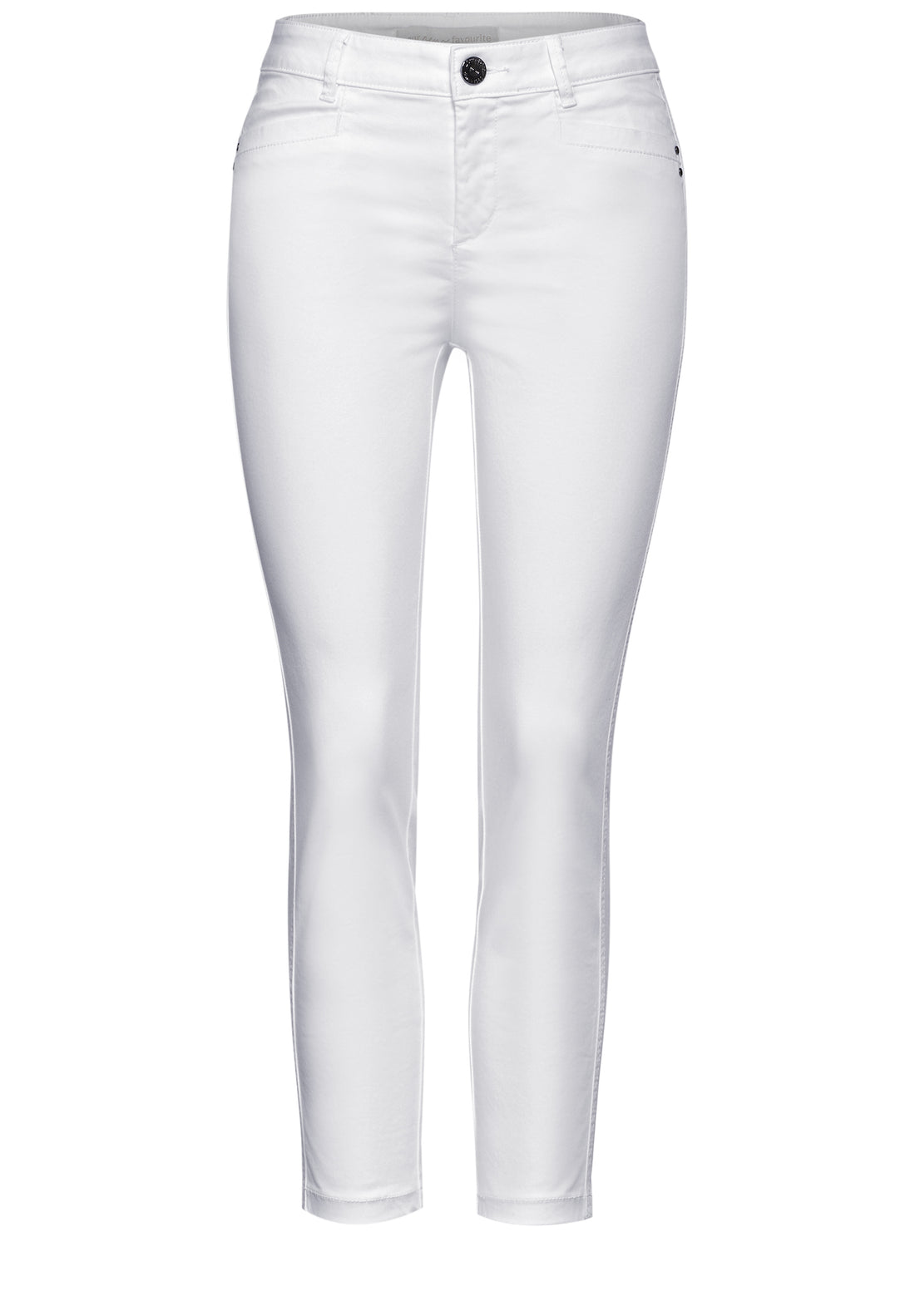Street One Damen 7/8 Satin Hose Yulius Casual Fit Slim Legs