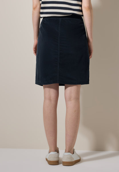 CECIL Cordrock Damen Bequem Stretch Baumwolle Elasthan