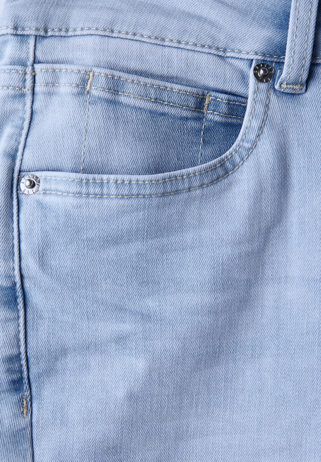 Street One Straight Leg Jeans Damen Slim Fit Mid Waist Bleached-Waschung