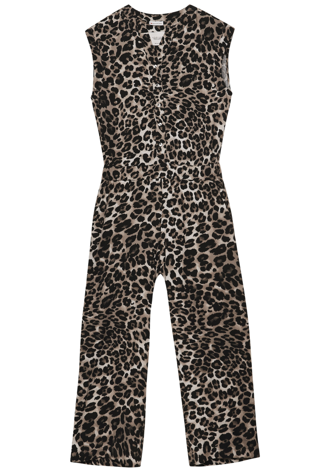Jumpsuit mit Leo-Muster