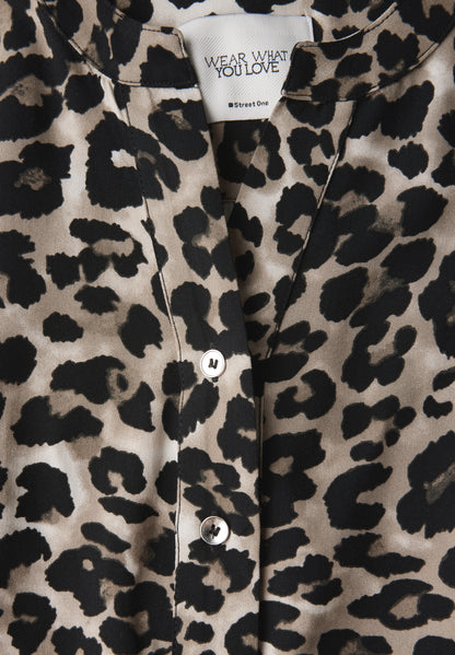 Jumpsuit mit Leo-Muster