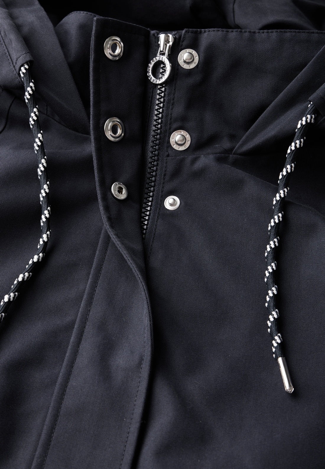 Street One Damen Parka Kapuze Twill Baumwolle Polyester