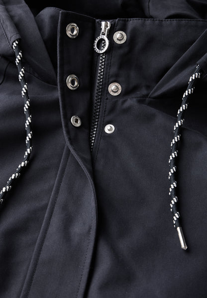 Street One Damen Parka Kapuze Twill Baumwolle Polyester