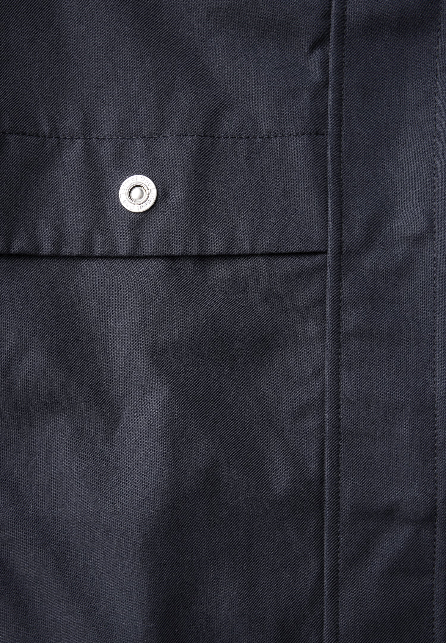 Street One Damen Parka Kapuze Twill Baumwolle Polyester