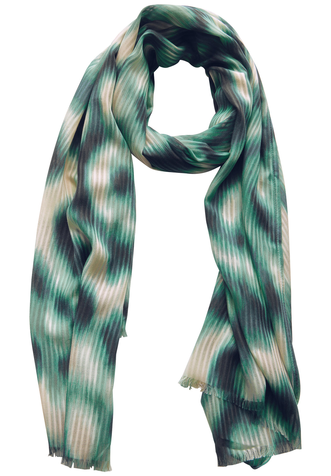 Street One Langer Schal Damen Grafisches Muster