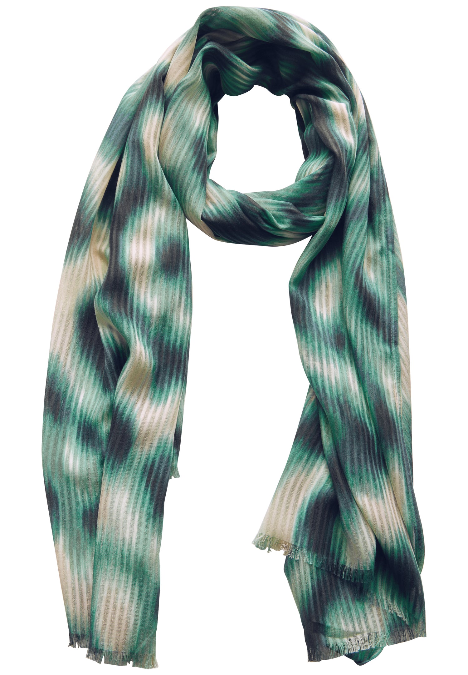 Street One Langer Schal Damen Grafisches Muster