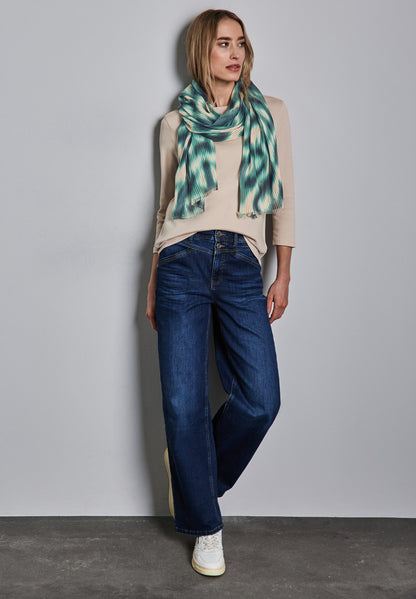 Street One Langer Schal Damen Grafisches Muster