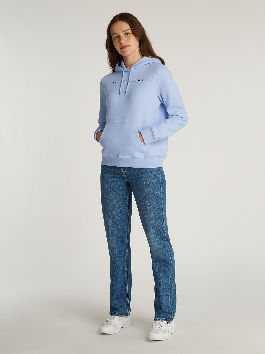 Theur Sport Division Hoodie Damen Grau