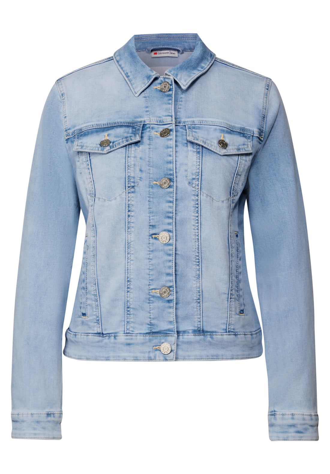 Street One Denim Jacke Damen Bleached Look