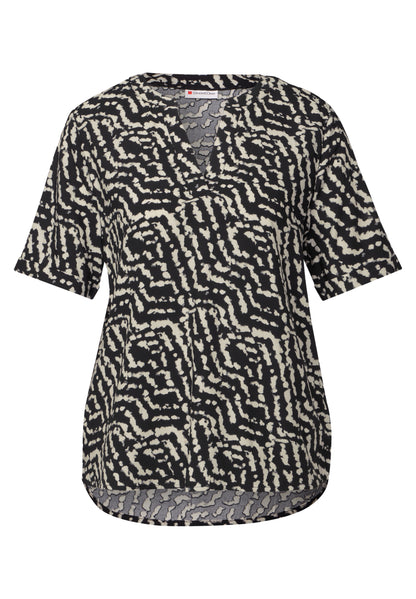 Street One Damenbluse Kurzarm Lässiger Chic