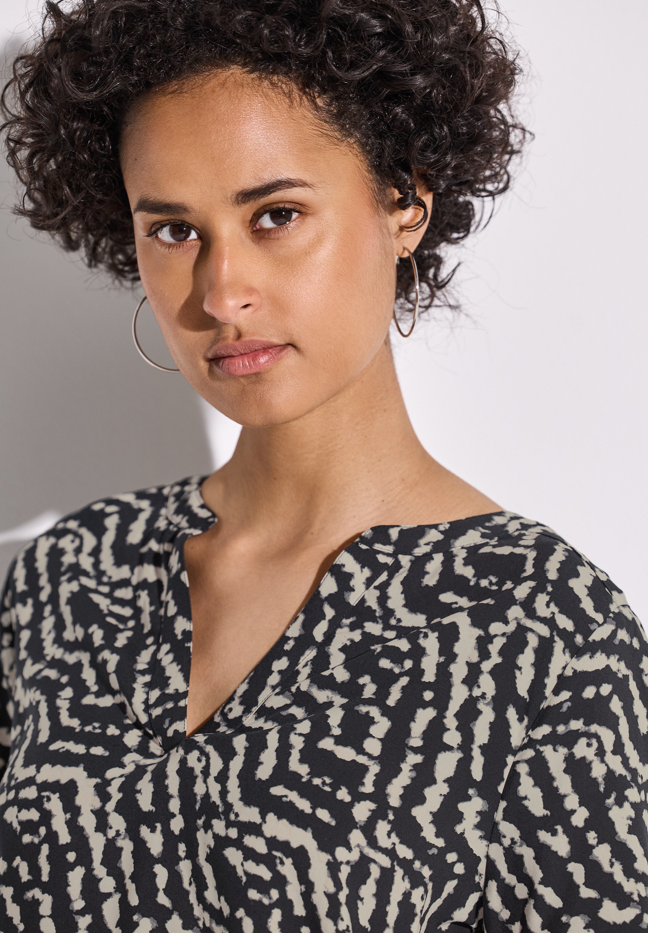 Street One Damenbluse Kurzarm Lässiger Chic