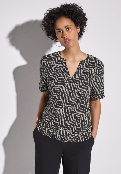 Street One Damenbluse Kurzarm Lässiger Chic