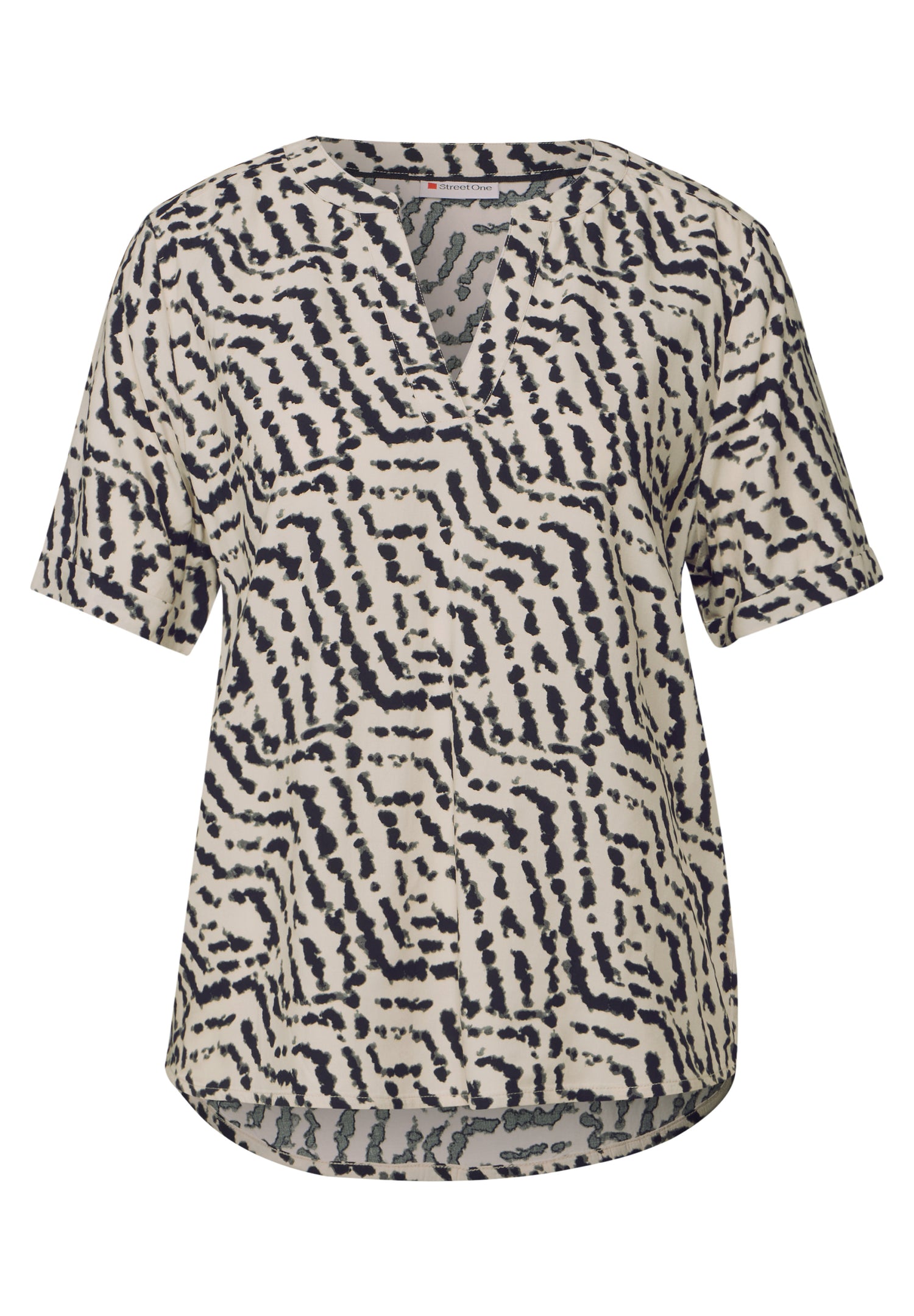 Street One Damenbluse Kurzarm Lässiger Chic