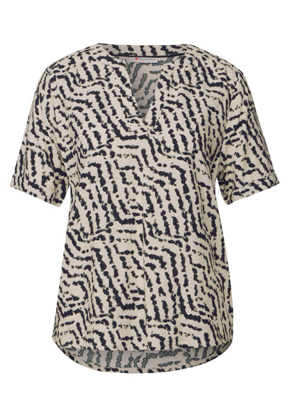 Street One Damenbluse Kurzarm Lässiger Chic