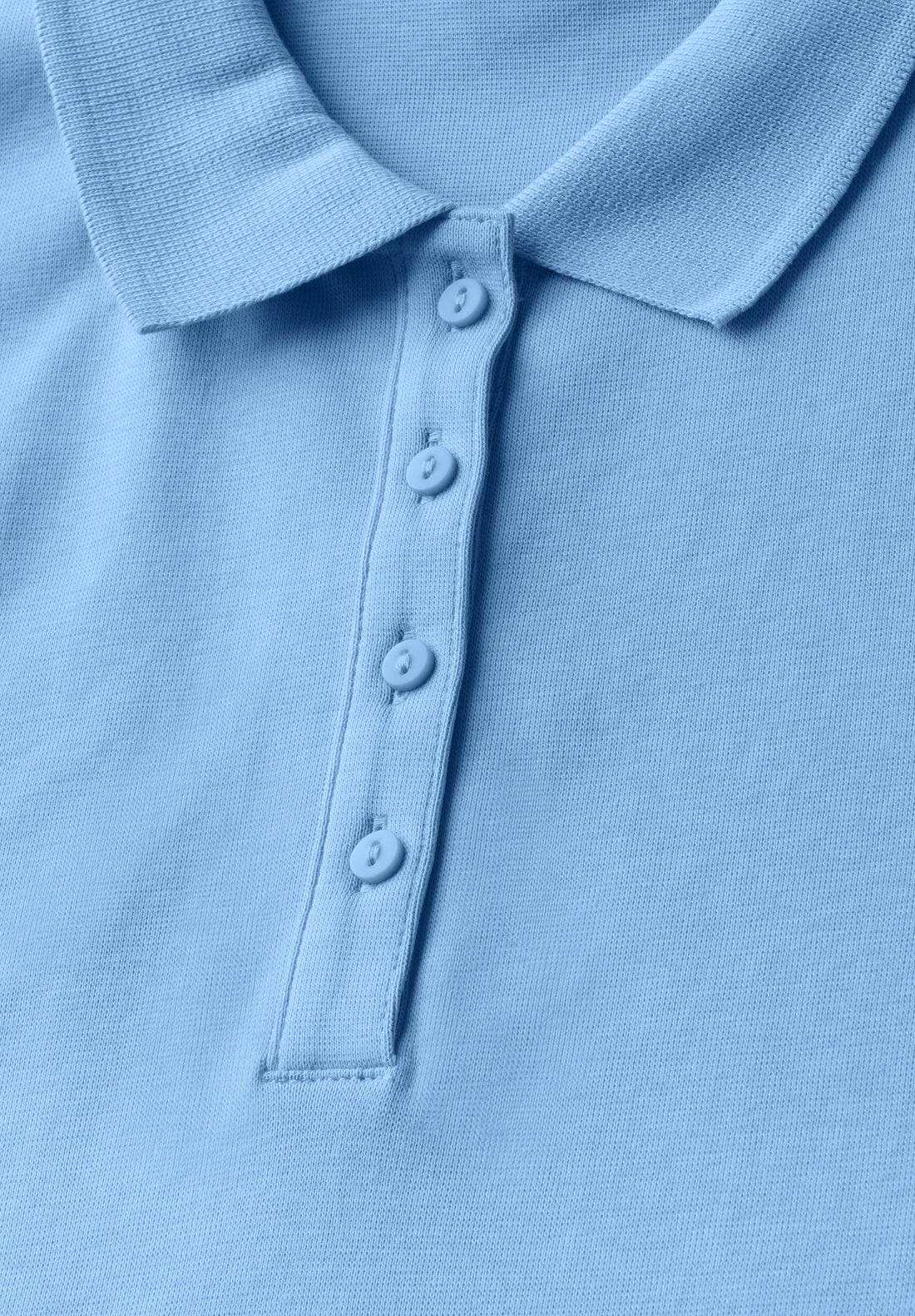 Street One Poloshirt Damen Anschmiegsame Passform Rippstruktur