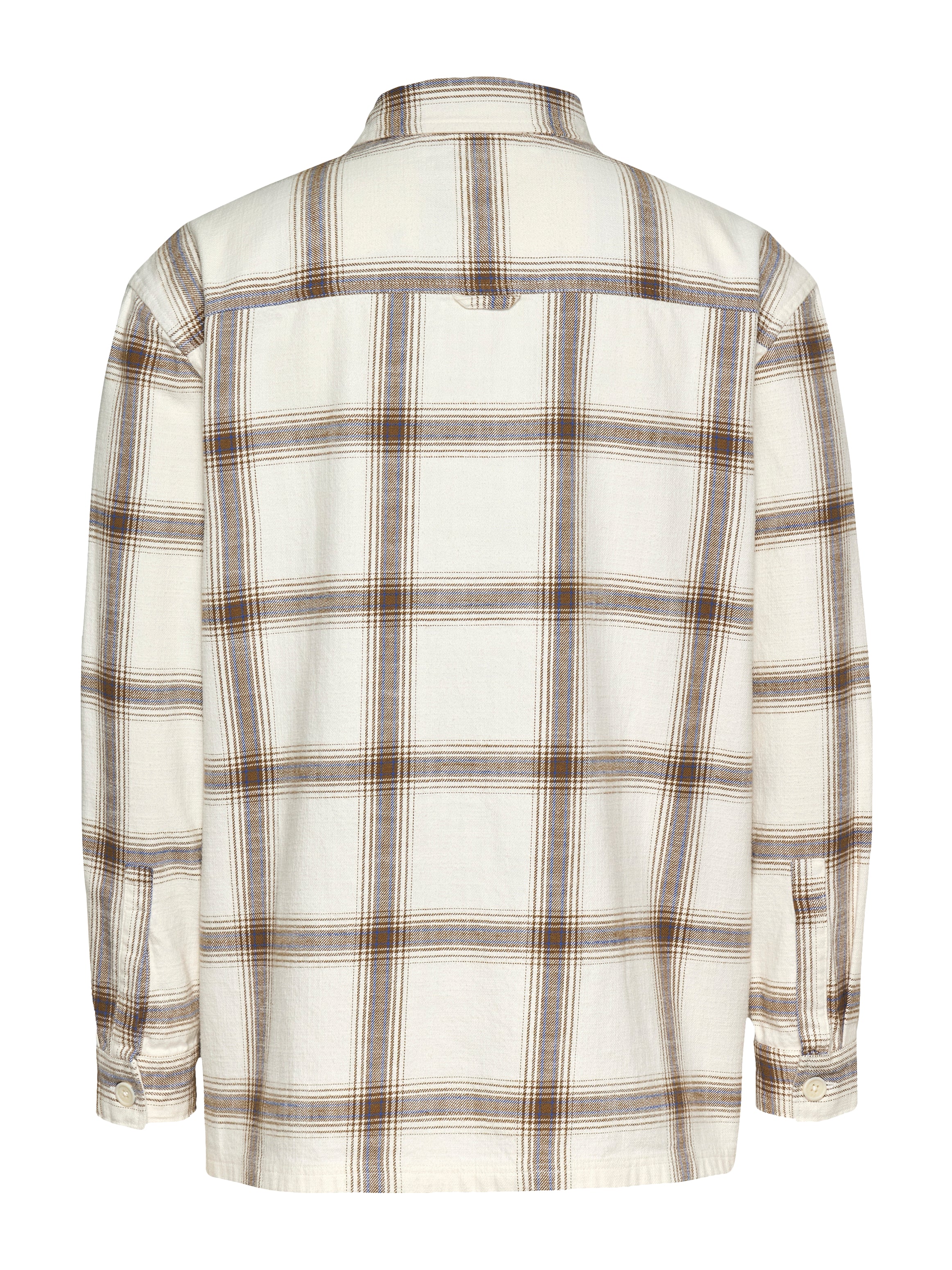 Theur Checked Shirt für Männer in Ancient White - 100% Baumwolle aus Sri Lanka