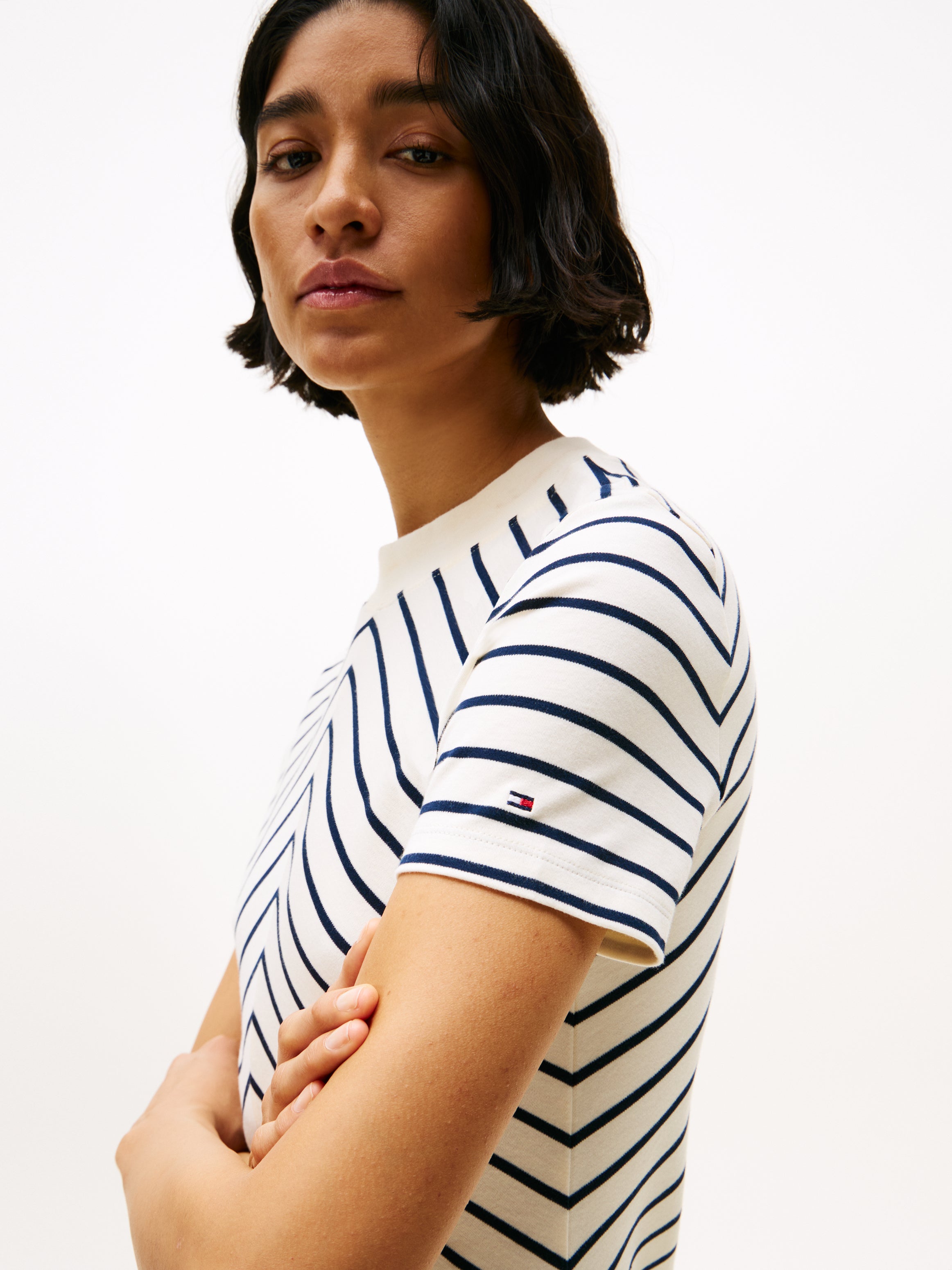 Theur Basic T-Shirt Damen Baumwolle Basic