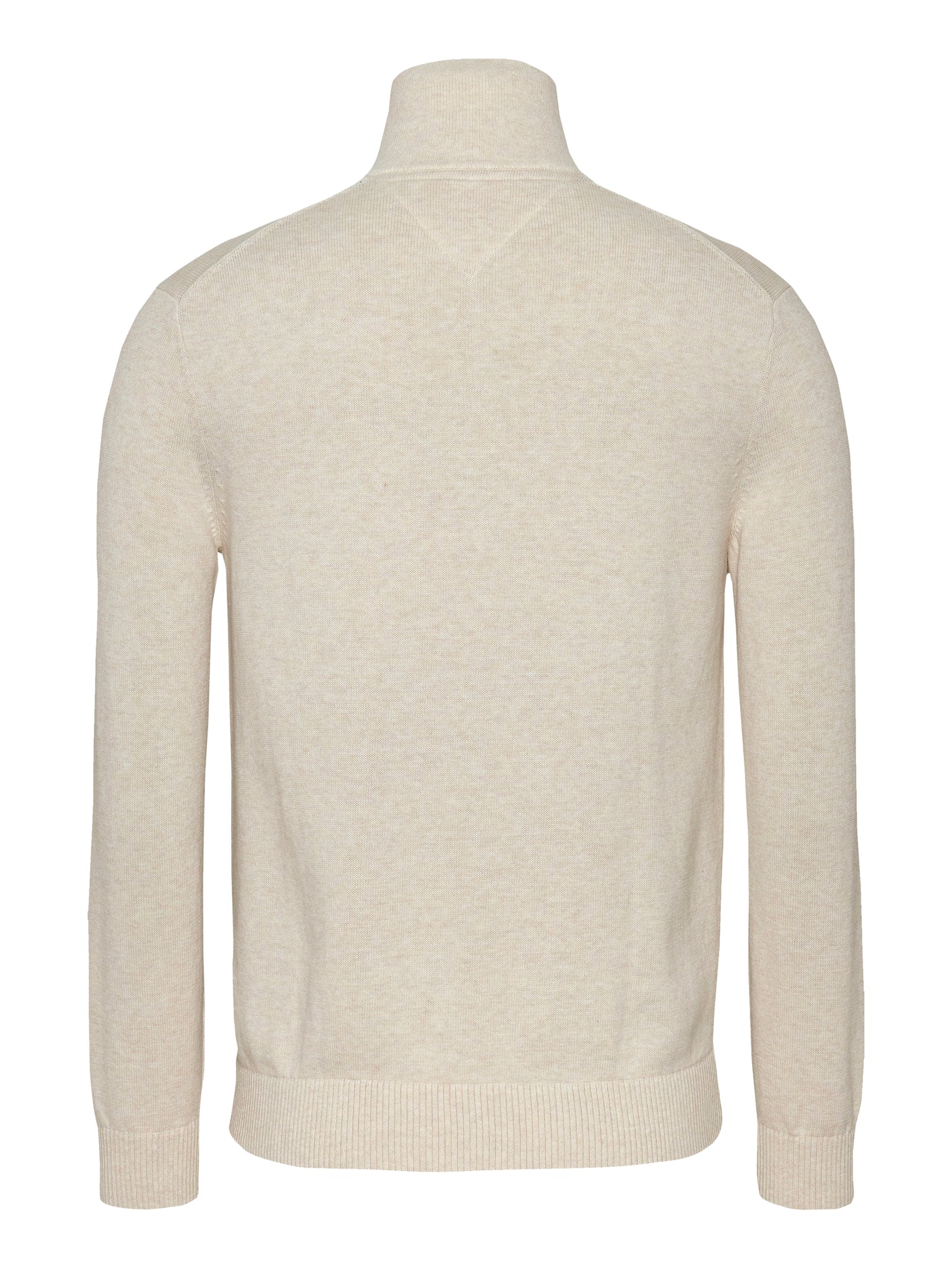 Theur Oatmeal Marl Baumwoll-T-Shirt für erwachsene Männer in Beige